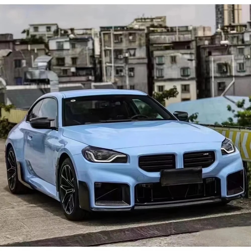 Dry Carbon Fiber Bodykit  Fit for  M2 G87 2023-IN  Body Kit MP Style Front Bumper Lip Side Skirts